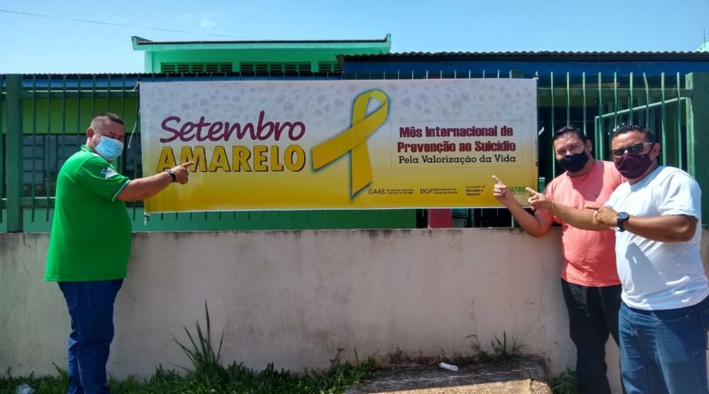 Escolas estaduais do interior promovem ações em alusão à campanha do Setembro Amarelo