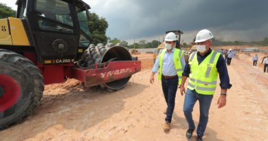 Governador Wilson Lima vistoria obras da segunda fase do complexo viário Anel Sul, na zona oeste de Manaus