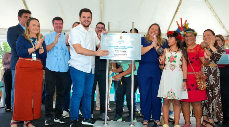 Renato Junior entrega novo unidade  e amplia reforço da saúde com convocação de 96 profissionais