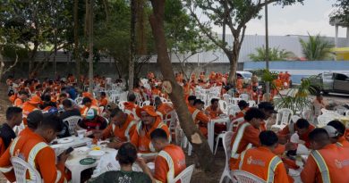 Nova cozinha muda rotina de garis nas ruas de Manaus Nova cozinha muda rotina de garis nas ruas de Manaus