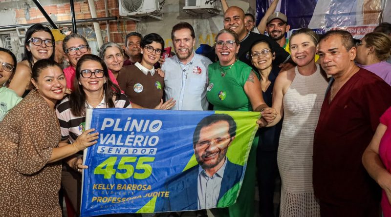 Segundo voto amplia espaço de Plínio Valério na disputa pelo Senado